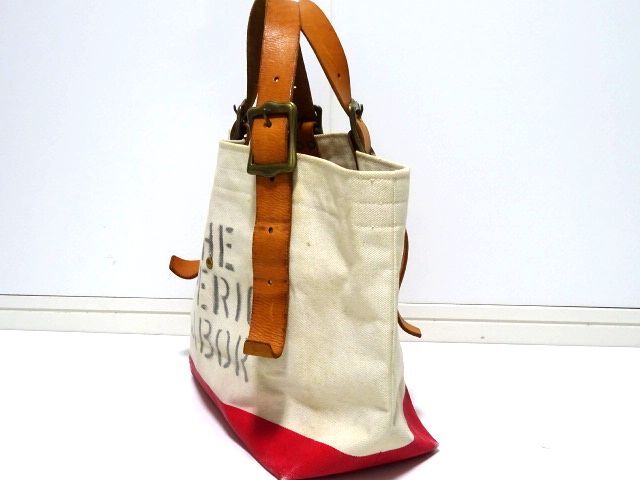 THE SUPERIOR LABOR engineer tote bag / シュペリオールレイバー キャンバス×レザー トートバッグ 初期 メンズ レディース_画像3