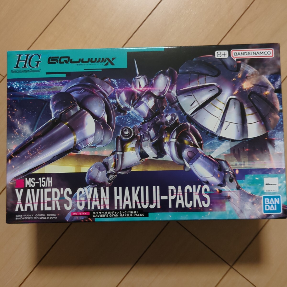 HG 赤いガンダム エグザベ専用 ギャン ハクジ装備 軽キャノン 計3種 未