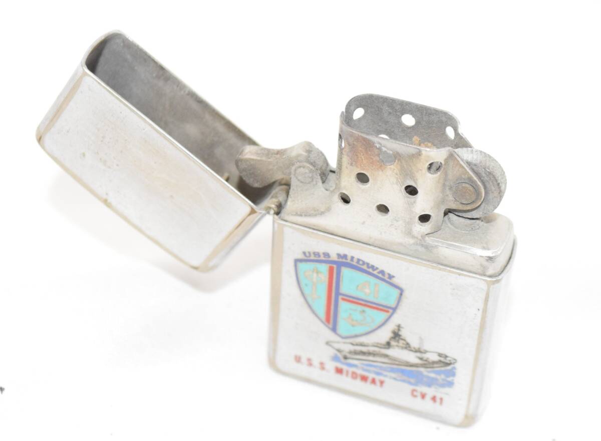 その他 USS MIDWAY CV-41 Zippo Zippo/米海軍/USS MIDWAY/CV-41/1982年/ビンテージジッポ