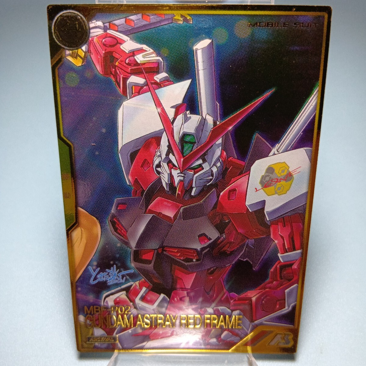 機(jī)動戦士ガンダムアーセナルベース　AR01-004　ガンダムアストレイレッドフレーム　アーセナルレア　A
