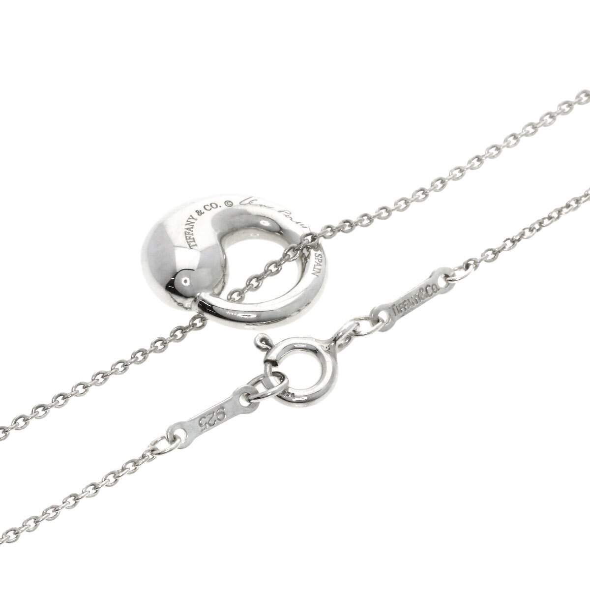 TIFFANY&Co. ティファニー エターナルサークル ネックレス シルバー レディース 中古_画像2