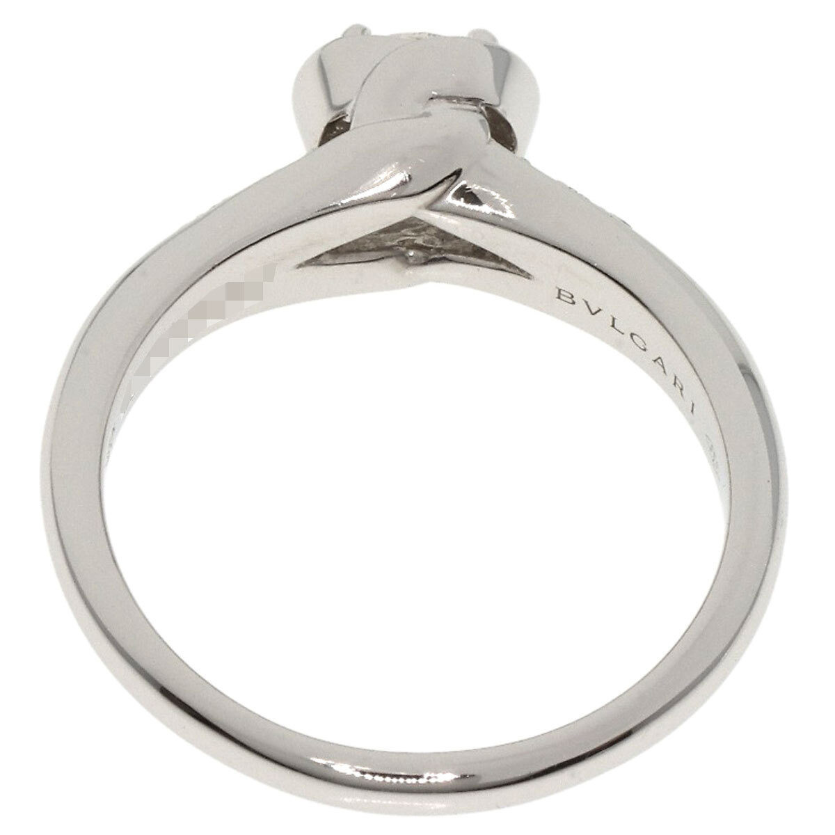 BVLGARI ブルガリ インコントロ ダモーレ ダイヤモンド リング・指輪 プラチナPT950 レディース 中古_画像4