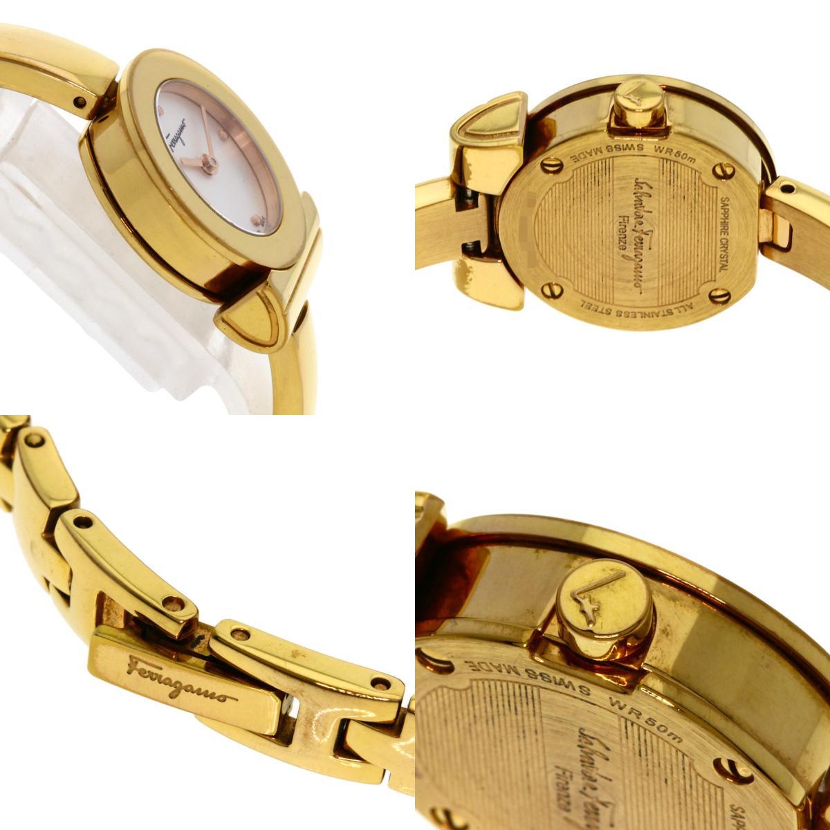 Salvatore Ferragamo Salvatore Ferragamo FR-FQ5050014 gun chi-ni наручные часы GP GP женский б/у 