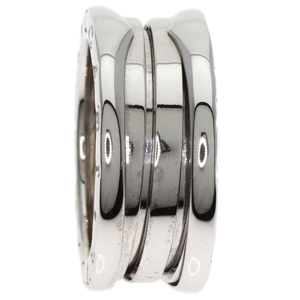 BVLGARI ブルガリ B-zero1 ビーゼロワン 3バンド #49 リング?指輪 K18ホワイトゴールド レディース 中古