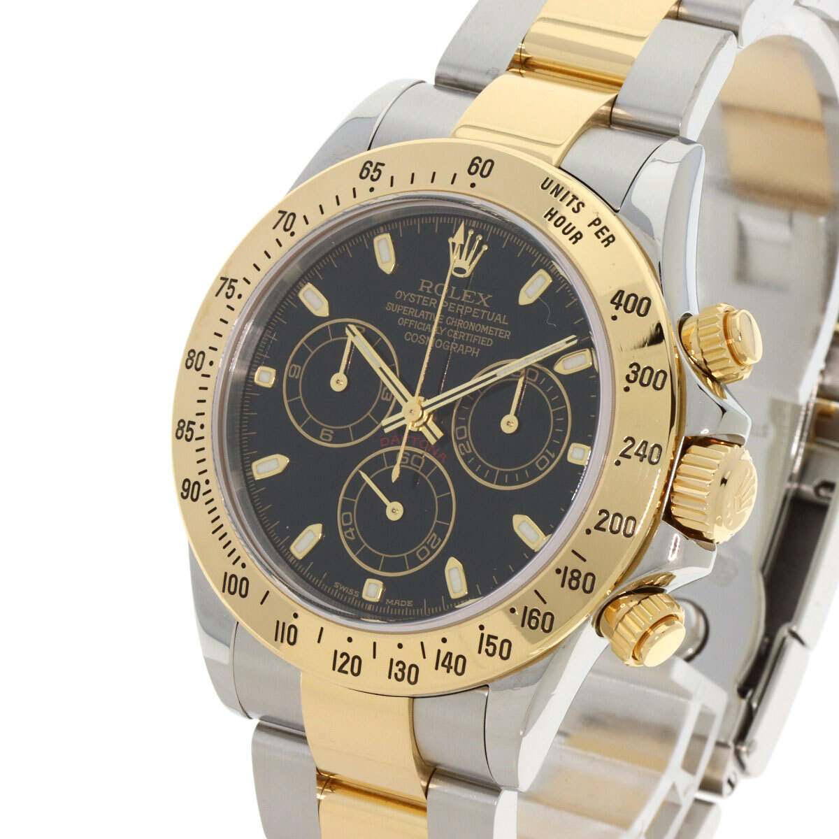 ROLEX ロレックス 116523 コスモグラフ デイトナ 腕時計 ステンレススチール SSxK18YG K18YG メンズ 中古_画像3
