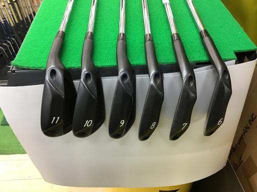 キャスコ ドルフィン アイアン アイアンセット DI-122 ブラック Dolphin Iron DI-122 ブラック 6S フレックスS 中古 Cランク_画像1