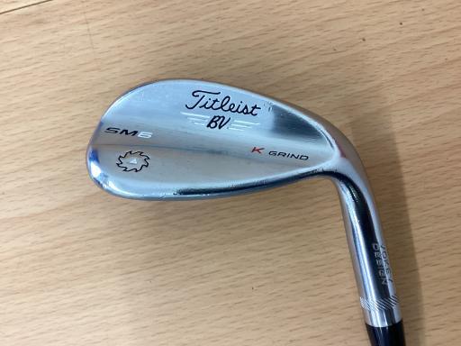 タイトリスト ボーケイ ウェッジ VOKEY SPIN MILLED SM6 ツアークロム 52°/12°F レフティ フレックスS 中古 Cランク タイトリスト ボーケイ ウェッジ VOKEY SPIN MILLED SM6 ツアークロム
