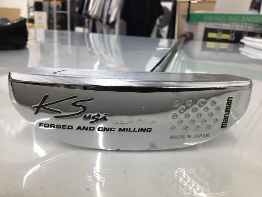 マルマン(MARUMAN) パター KS パター KS-171P 三日月型 34インチ メンズ KS-171P 右 ロフト角:4度 KS パター ks-171P 美品 マジェスティーゴルフ マルマン - クラブ