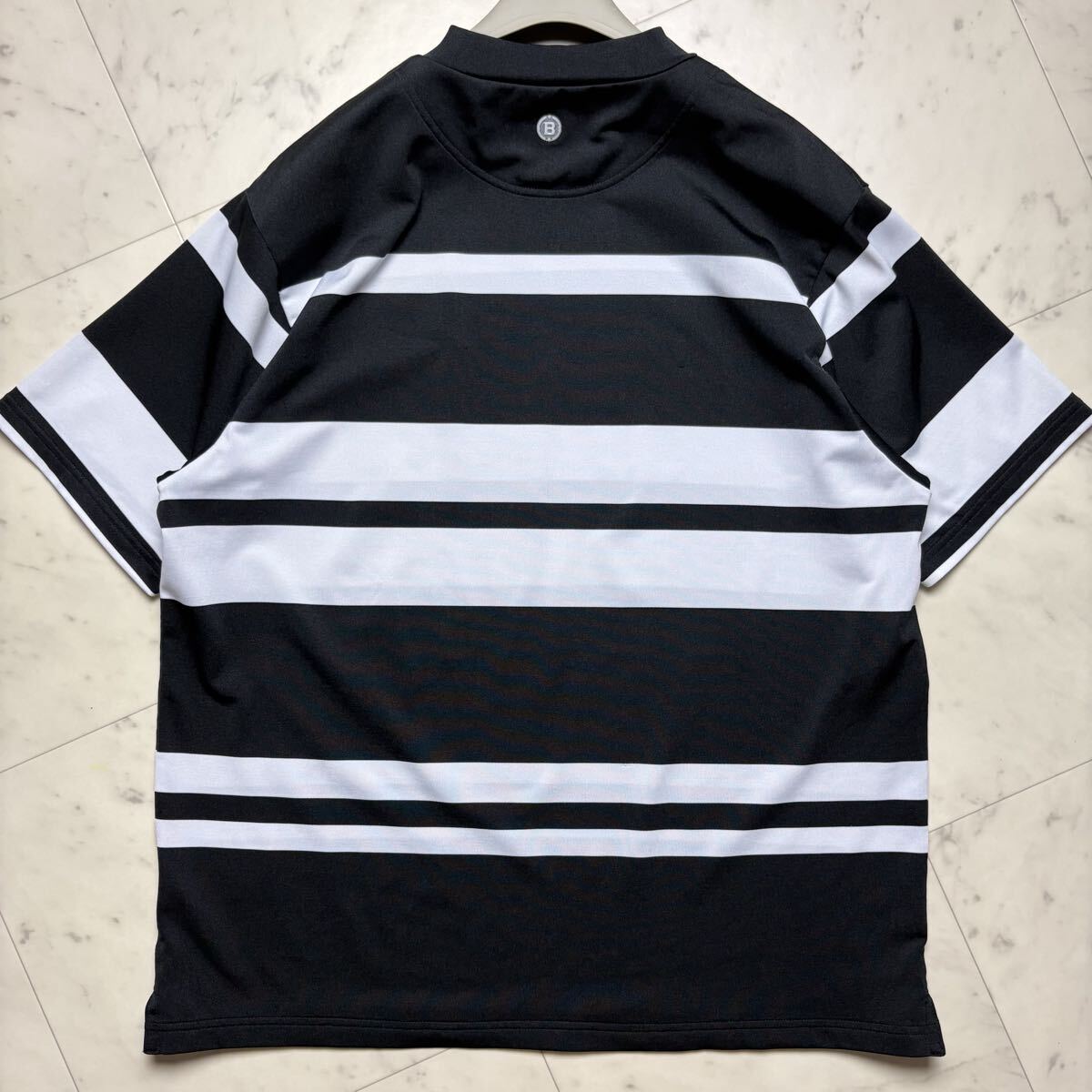 美品 BRIEFING ブリーフィング モックネック ブラック ストレッチL 美品/L相当☆ BRIEFING ブリーフィング 2025年モデル ストレッチ