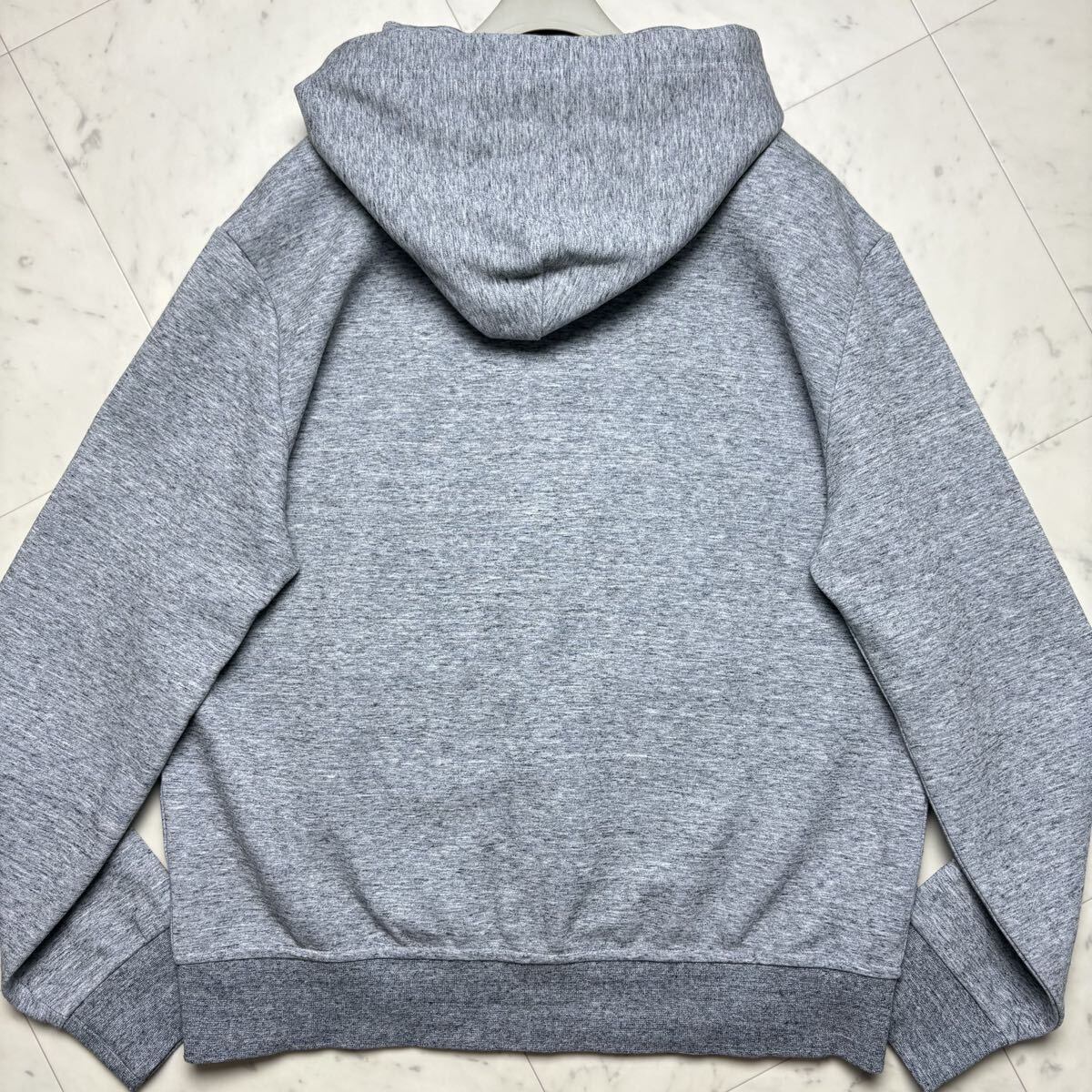 極美品 現行 ラルフローレン ジップパーカー XS 霜降りグレー 極美品/XL相当☆POLO RALPH LAUREN ラルフローレン 現行 ジップ