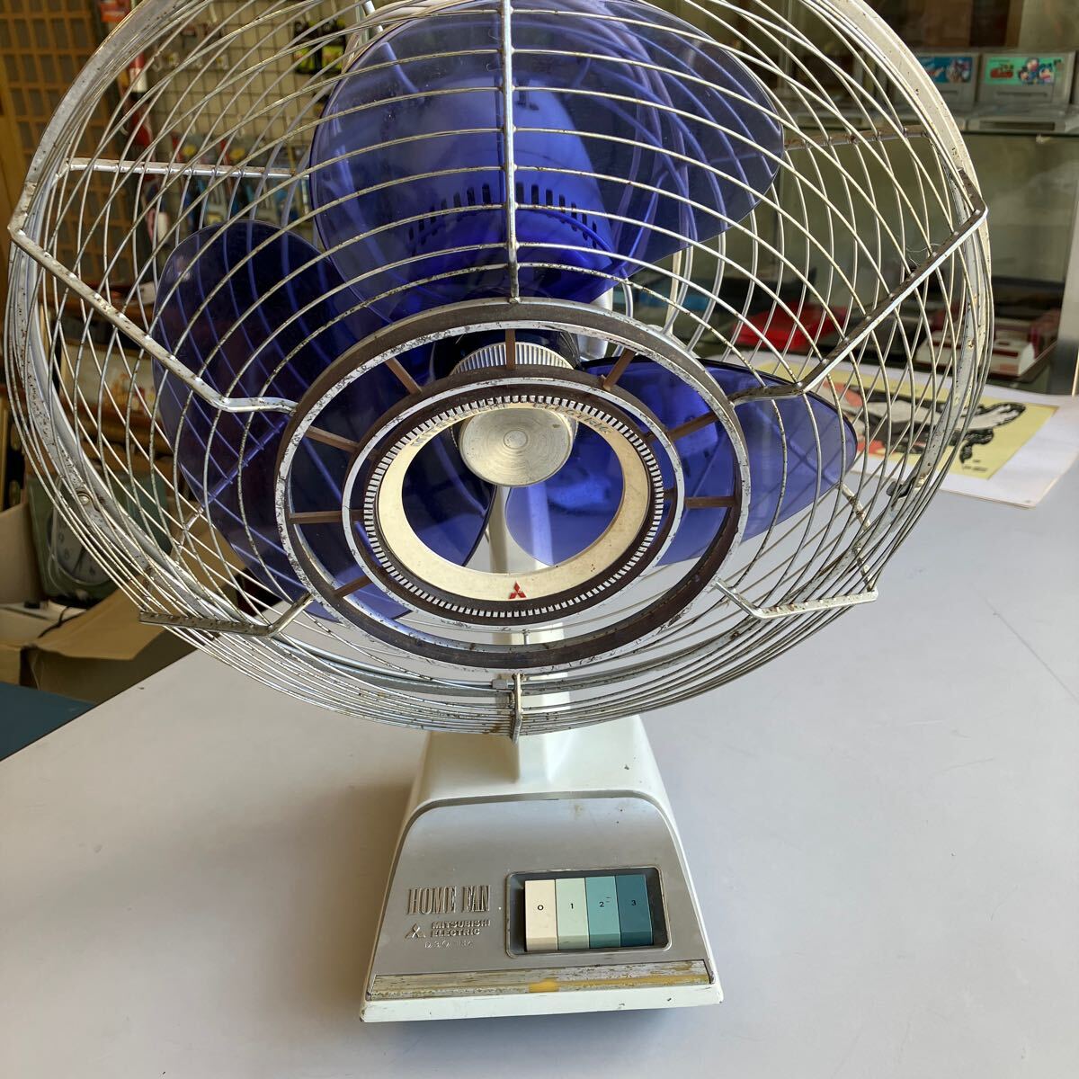 三菱電機 HOME FAN レトロ扇風機 当時物
