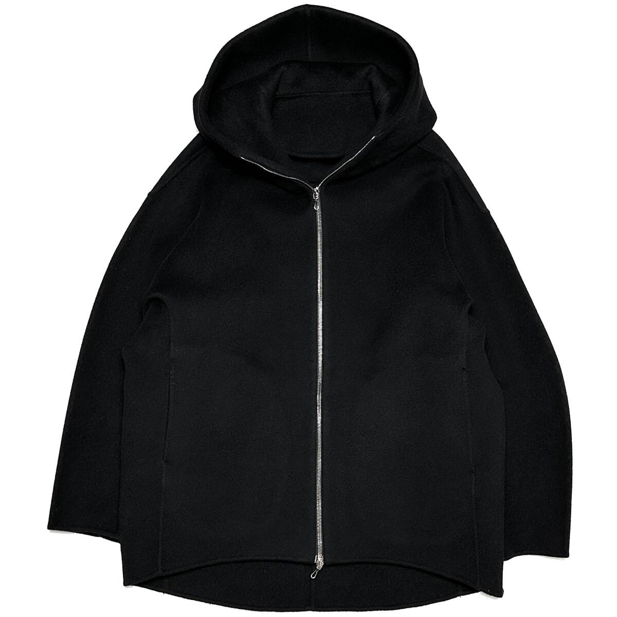 ASH PATSY01SOFTBRASILBLACK 関税送料込 定価8 3万 ATTACHMENT カシミア混ダブルフェイスビーバー
