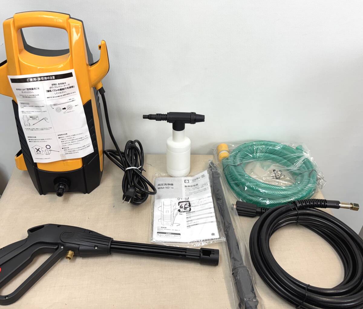 TAKAGI 高圧洗浄機 水道直結タイプ WM-10T8 tm77/通電〇/高圧洗浄機/TAKAGI/一般家庭用/水道直結タイプ/WM