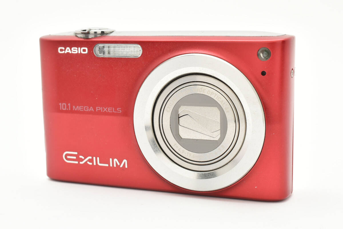 1円～＊CASIO EXILIM EX-Z200 レッド カシオ デジタルカメラ コンデジ