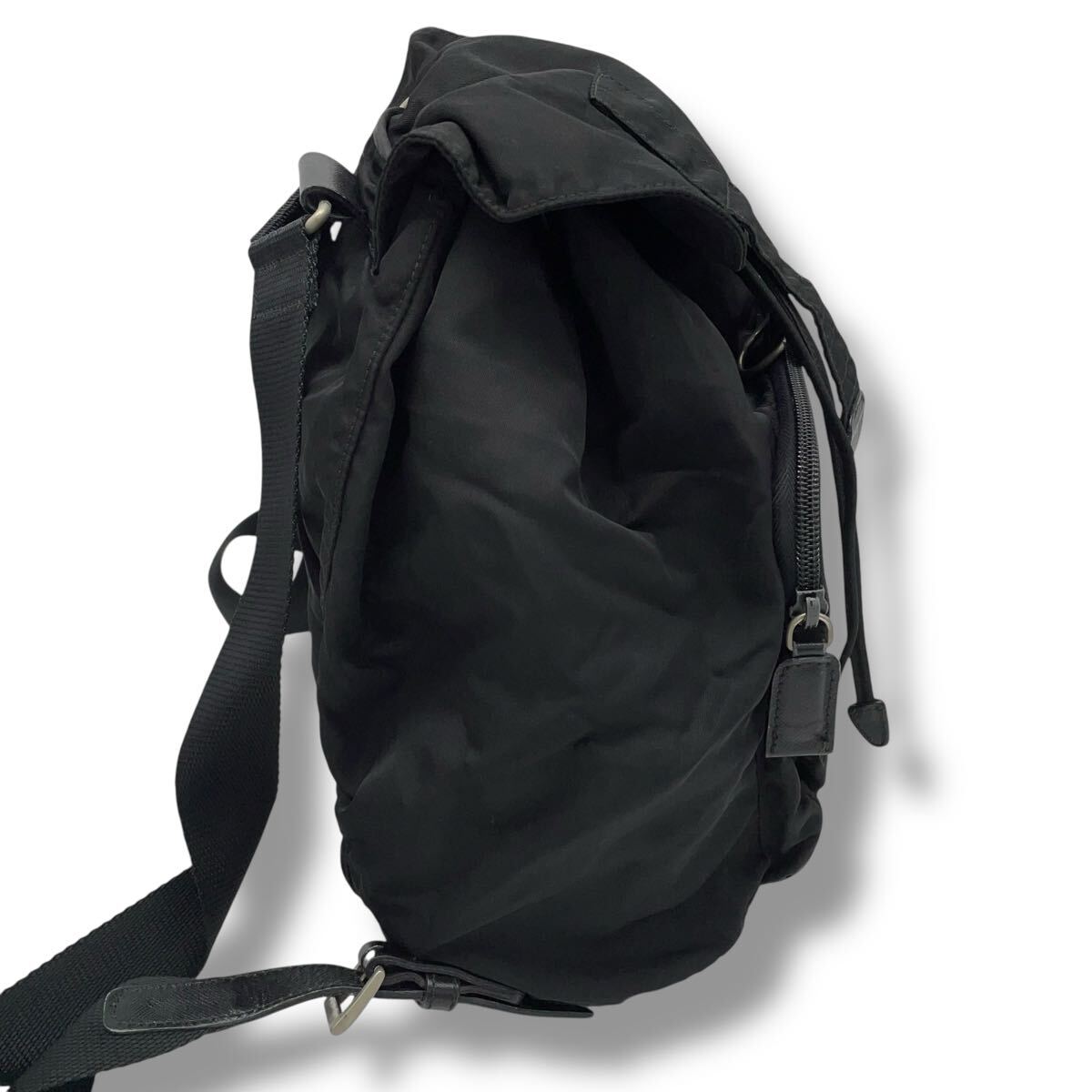 PRADA テスートナイロン レザー 巾着型 リュックサック バッグパック プラダ PRADA リュック デイパック テスートナイロン バック