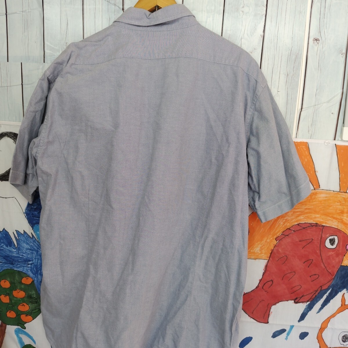 しまむら ボタンダウン 半袖シャツ　け234Lサイズ_画像5
