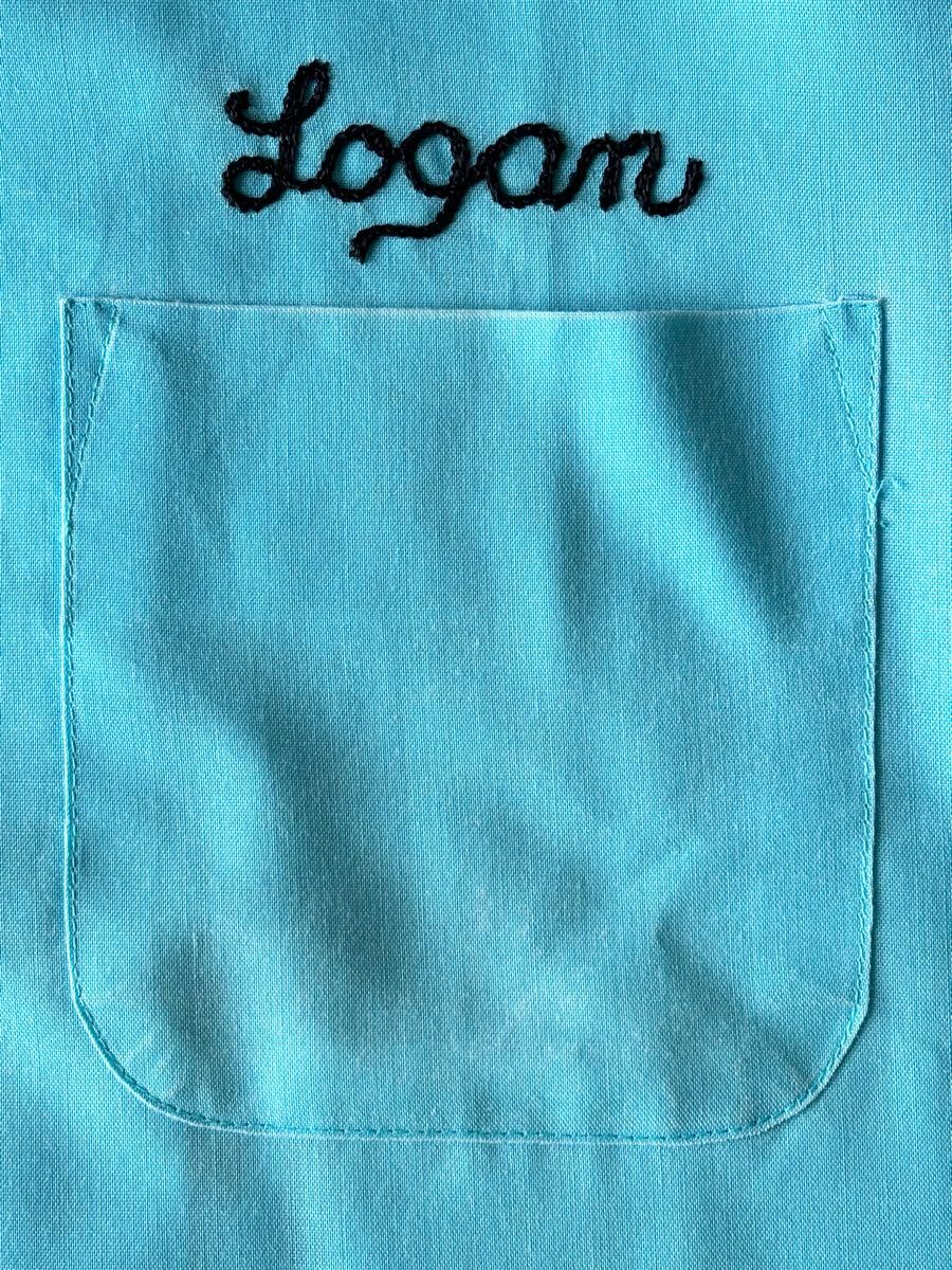 70's USA製 キングルイ King Louie ボーリングシャツ 刺繍_画像2