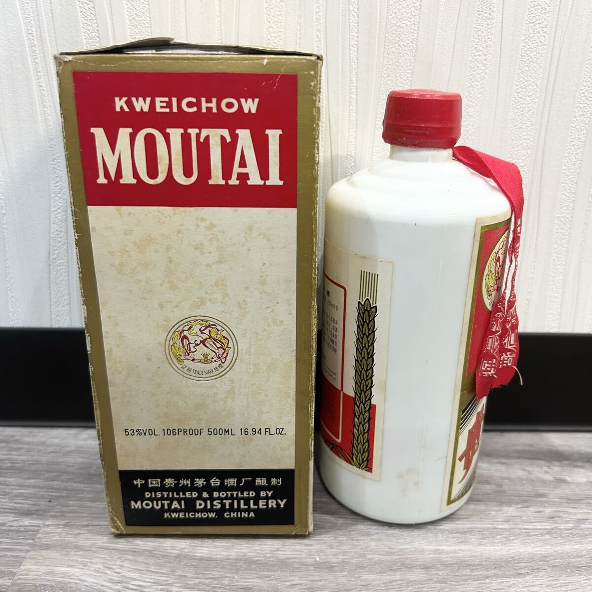貴州茅台酒 天女ラベル マオタイ酒 MOUTAI 天女 重量888.5g 古酒
