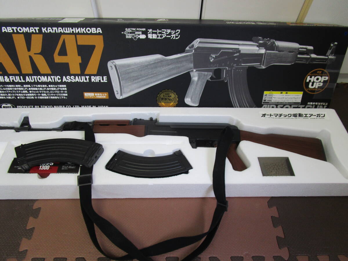 東京マルイ AK47 電動ガン 動作確認済み バッテリーつき 東京マルイ TOKYO MARUI AK47 電動ガン 動作確認済 バッテリー
