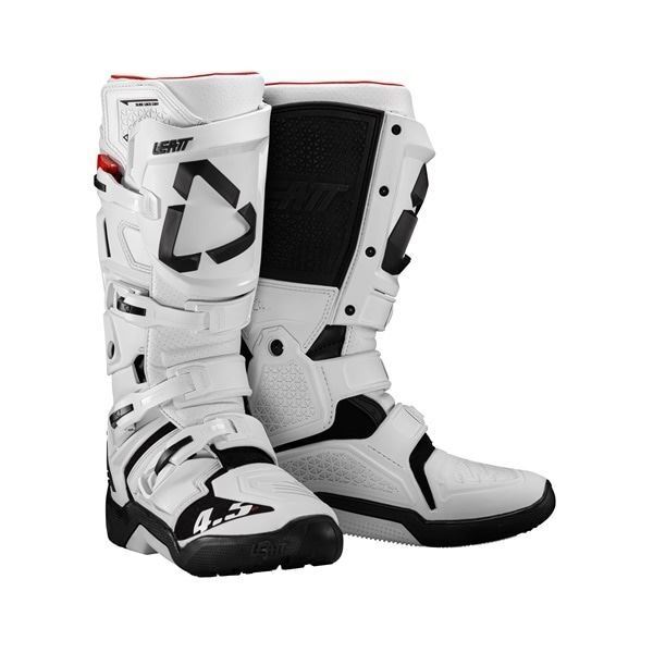 画像の2点 LEATT 3025400242 4.5 ENDURO ブーツ ホワイト 9インチ/26.5