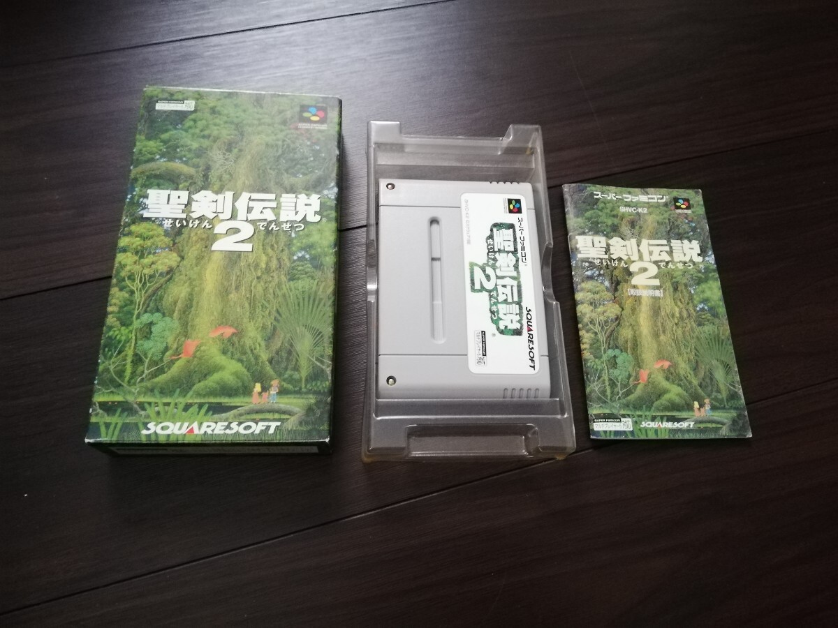 ★★SFC スーパーファミコンソフト聖剣伝説2 箱・説明書付き★★_画像5