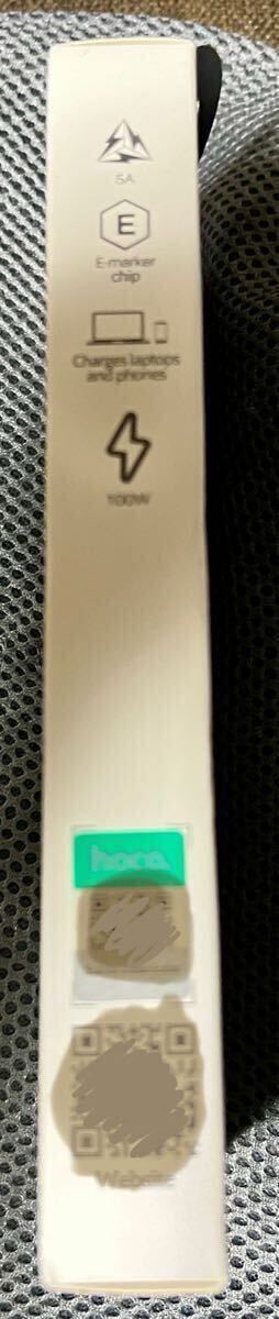 【未使用】【未開封】Type-C PD対応充電ケーブル最大100W（20V/5A）X51-100TC20-WH4520008254985 有線_画像4