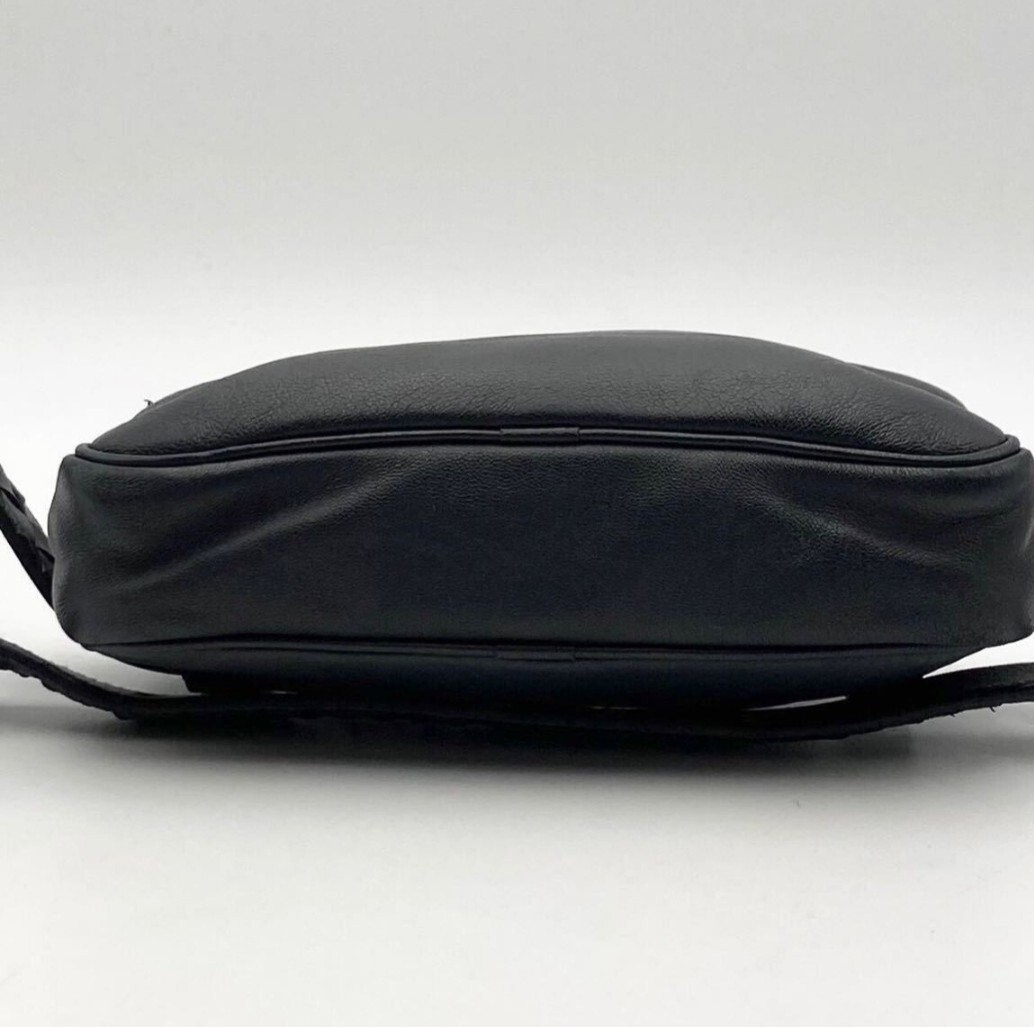 BOTTEGA VENETAボッテガヴェネタレザー×イントレチャート ミニボディバッグ_画像2