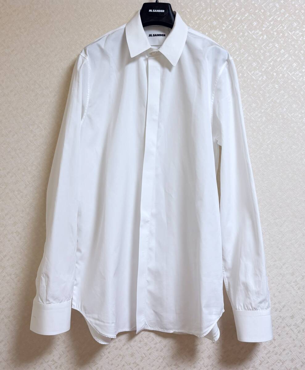 【国内正規品】JIL SANDER wardrobe シャツ 39 ジルサンダー JIL SANDER wardrobeコレクション フライフロント