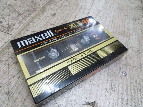 【未開封】 マクセル 日本製 レファレンス カセットテープ XLⅡ 46 検索用⇒ maxell/日立/46分/Hi Position/70μs EQ/F0720 #2_画像1
