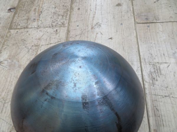 【USED/使用頻度=少】 茶農家納屋から出て来た 小さな 両手 中華鍋 φ205mm 検索用⇒ キャンプ/万能鍋/鉄板/鍋/クッカー/F0727_画像9