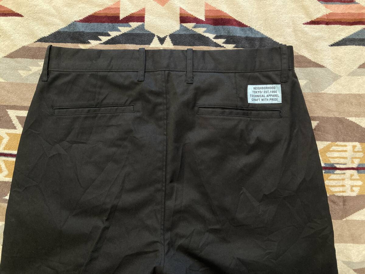 ★美品 NEIGHBORHOOD ネイバーフッド テーパードパンツ M 日本製 ブラック MADE IN JAPAN_画像4