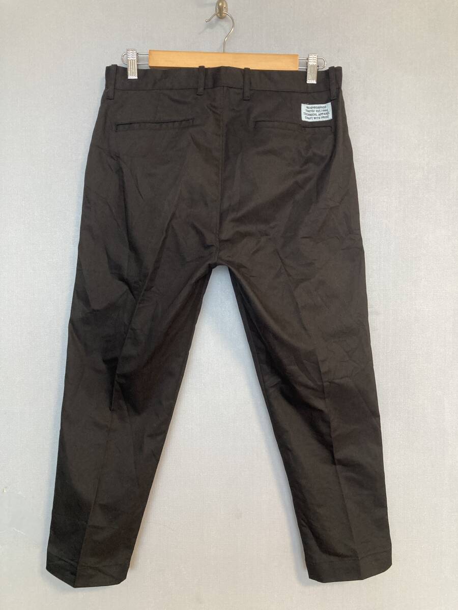 ★美品 NEIGHBORHOOD ネイバーフッド テーパードパンツ M 日本製 ブラック MADE IN JAPAN_画像2