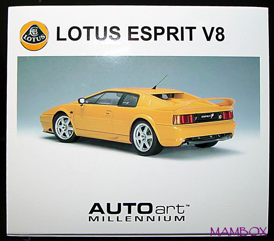 絶版未展示品　オートアート 1/43 ロータス ターボ エスプリット イエロー 絶版未展示品 オートアート 1/43 ロータス ターボ エスプリット