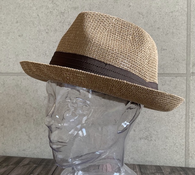 帽子 大きいサイズ サーモ 中折れ ハット マニッシュ 男女兼用 春 夏 サイズ調整 日よけ L サイズ シンプル BIGサイズ ベージュ_画像6