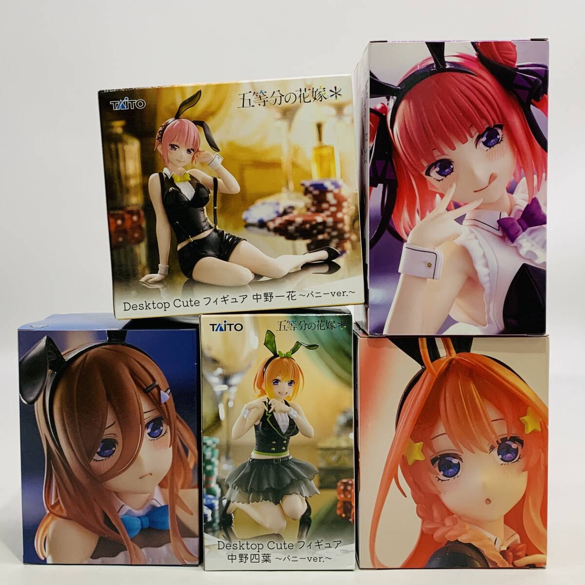新品未開封 ESSENTIA 五等分の花嫁 セット 未開封 五等分の花嫁 Desktop Cute フィギュア バニーver 全5種