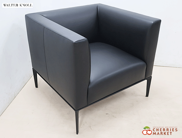 ◆展示品◆ WALTER KNOLL ウォルターノル JAAN 780 Armchair ジャアン 780 アームチェア/1Pソファ/1人掛けソファ レザー/革 78萬 ①