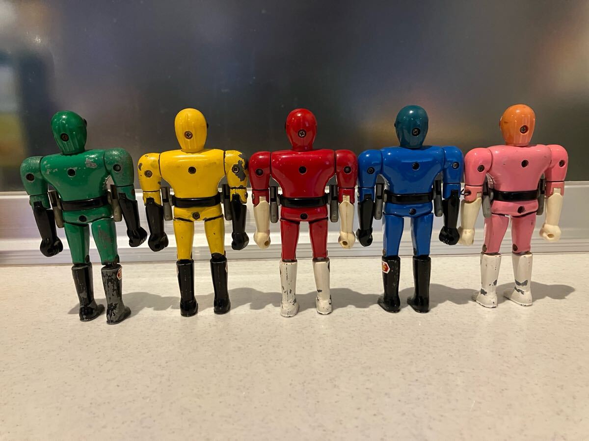 ポピーゴレンジャー5体当時物 秘密戦隊ゴレンジャー ソフビ ポピー製 当時物 5体フルコンプ