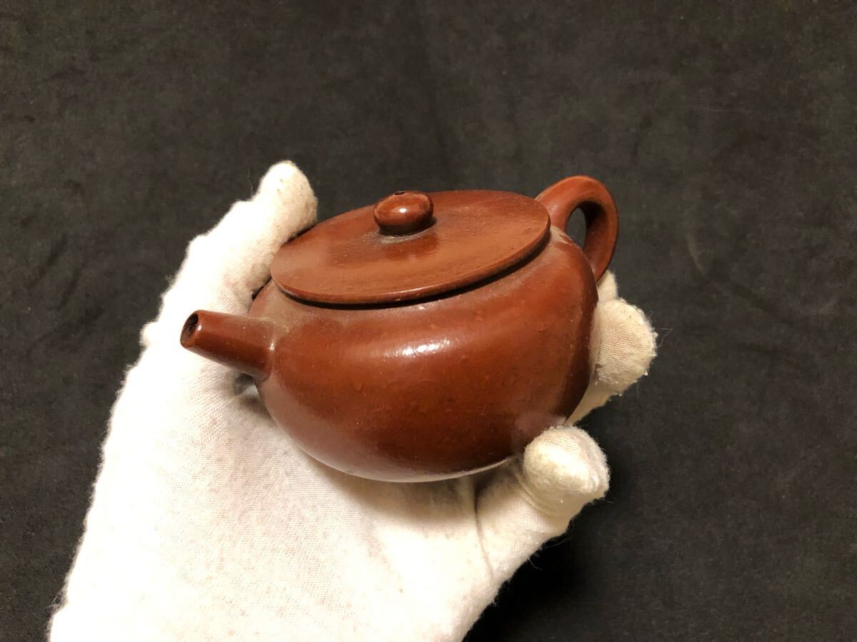 唐物 中国紫砂工芸美術「一代宗師」顧景舟 緑金鐘急須やかん入手困難 唐物 中国紫砂工芸美術「一代宗師」顧景舟 緑金鐘急須やかん入手困難