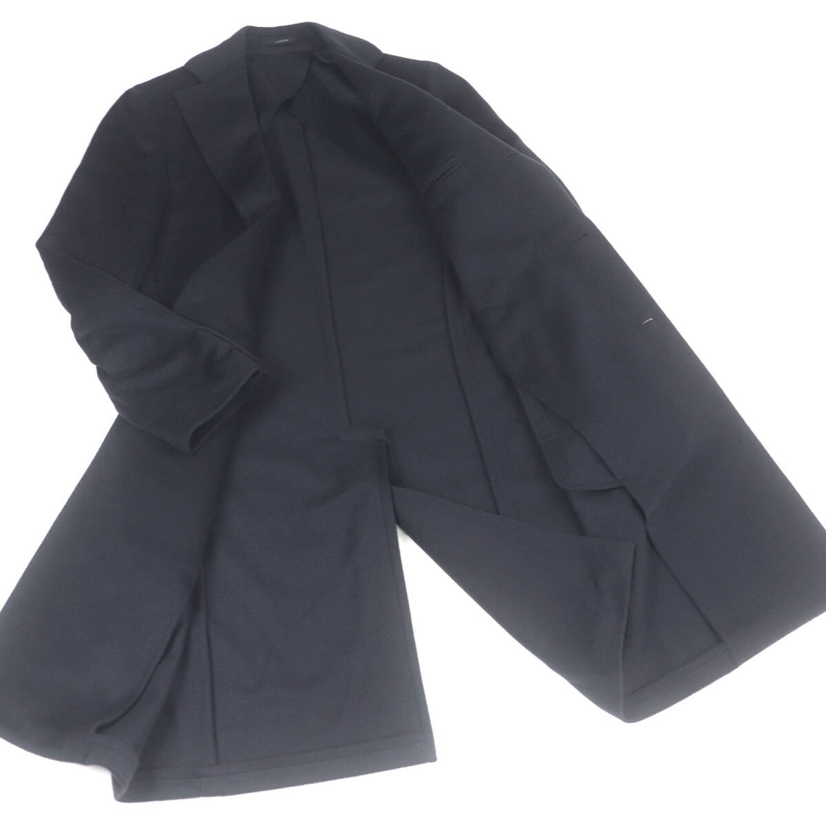 <ハンガー> LARDINI ネイビー チェスターコート ブートニエール44 ハンガー> LARDINI ネイビー チェスターコート ブートニエール44