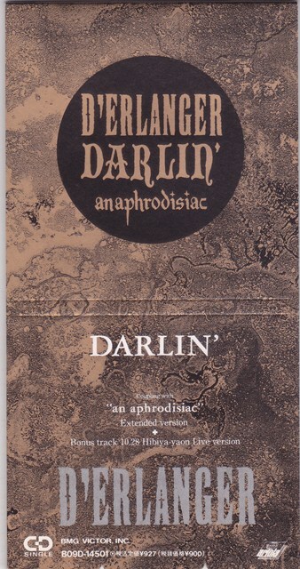 D'ERLANGER / DARLIN’ /中古8cmCD!!79697_画像1