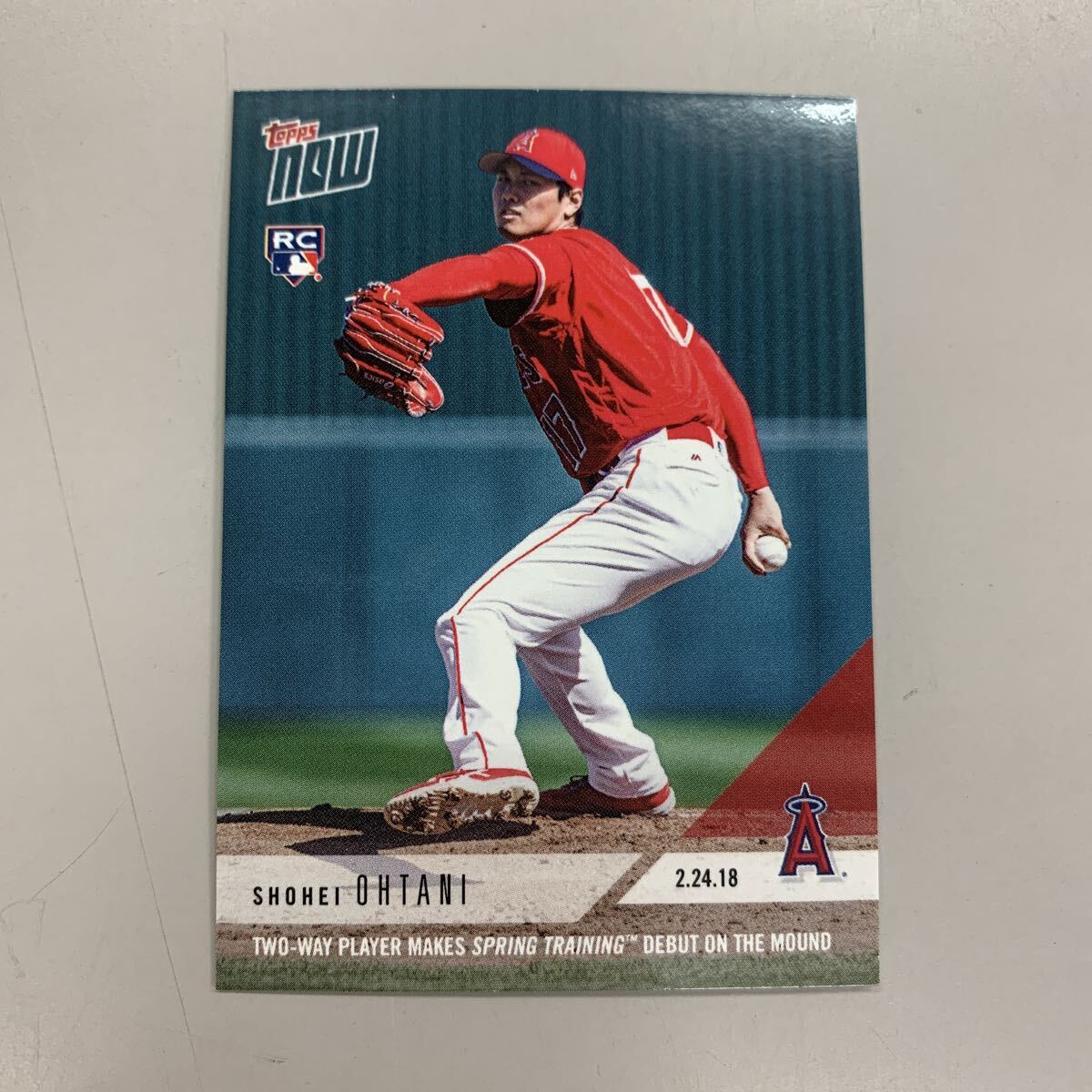2018 TOPPS MOW GOLD 大谷翔平 ルーキーカード RC rc y 2018 Topps now 大谷翔平 RC ルーキーカード TWO-WAY PLAYER
