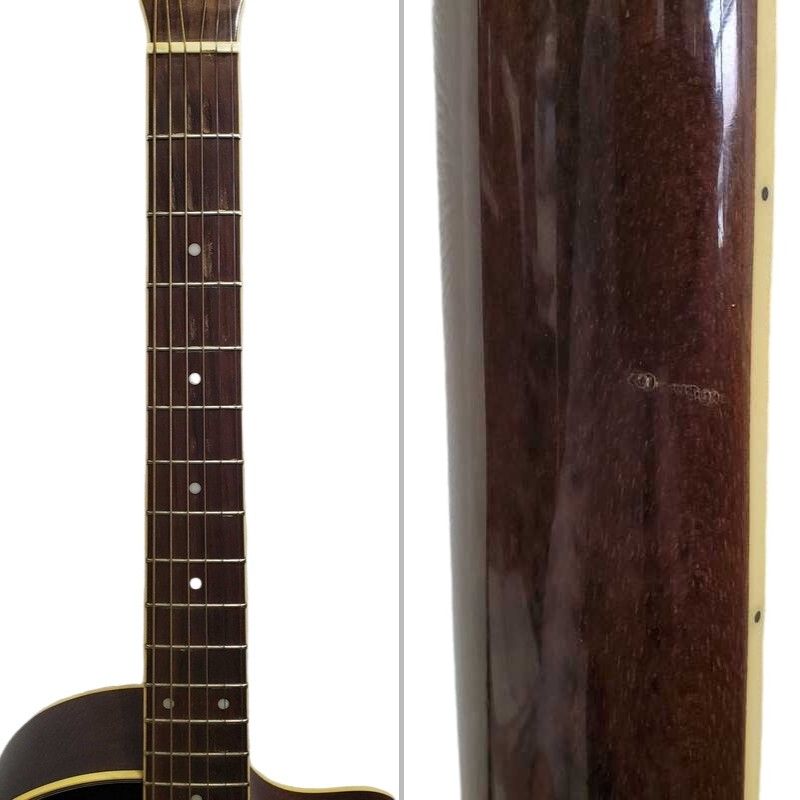 S.Yairi ヤイリ エレクトリック アコースティック ギター YE-40 BKB エレアコ ソフトケース付属 【中古】 32506R27_画像7