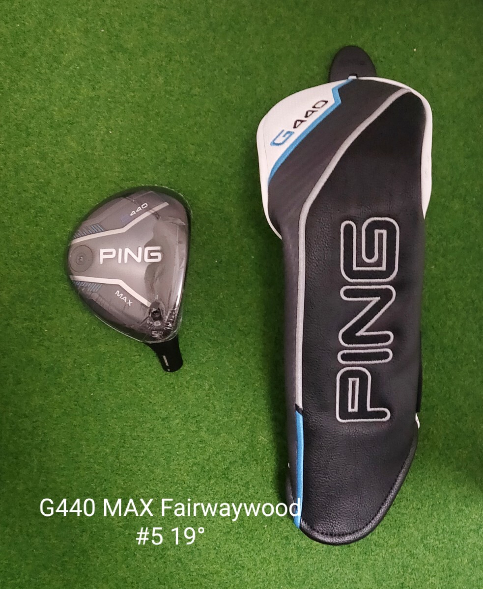 新品 ピン PING G440 MAX19.0 5W FWヘッド単品まとめ割り有 新品・未使用】PING G440 MAX フェアウェイウッド 5w 19° ヘッド