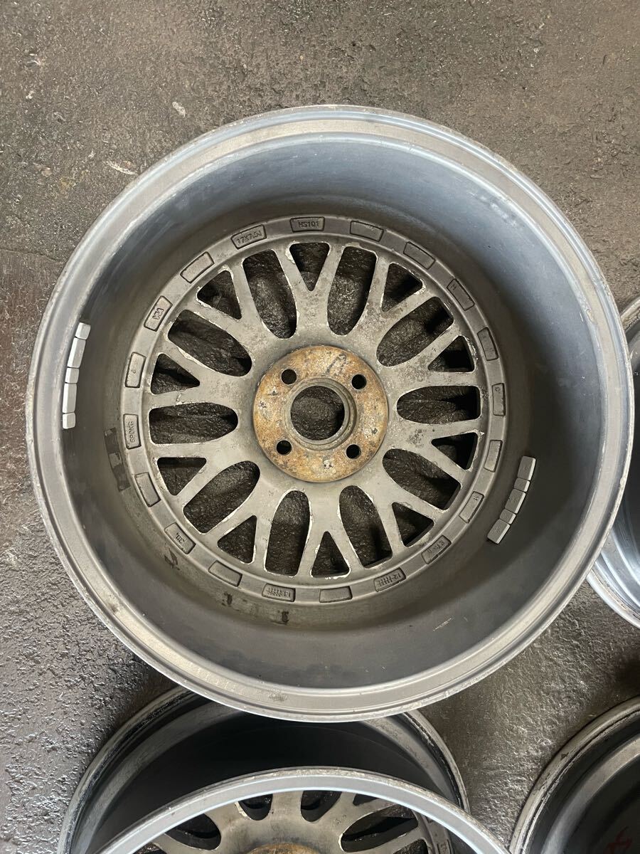 メッシュホイール　17インチ　7.5j +40 4h pcd100 ハブ径　73mm_画像7