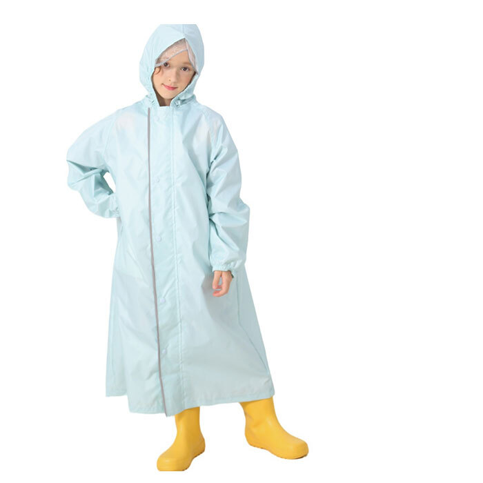 ☆ ターメリック ☆ 2XLサイズ ☆ レインコート レインコート キッズ フード付き レインポンチョ ポンチョ 雨合羽 かっぱ 合羽 カッパ_画像6