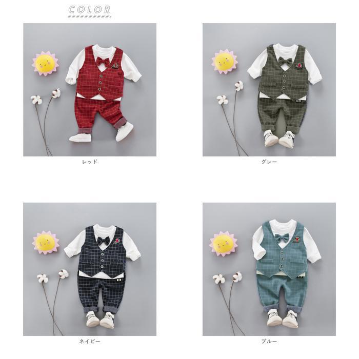 * красный * 80CM Kids формальный костюм почтовый заказ мужчина лучший брюки брюки бабочка галстук имеется рубашка 3 позиций комплект выставить baby 8