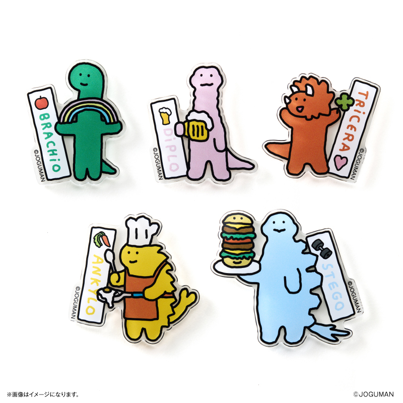 * TRICERA * JOGUMAN акрил стикер JOGUMAN товары Jog man стикер акрил стикер наклейка герой цельный смартфон 