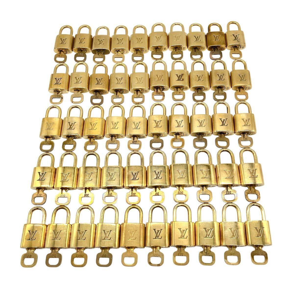 ルイヴィトン　鍵カデナ　50個セット　キーロック ルイヴィトン鍵カデナ50個セットキーロック