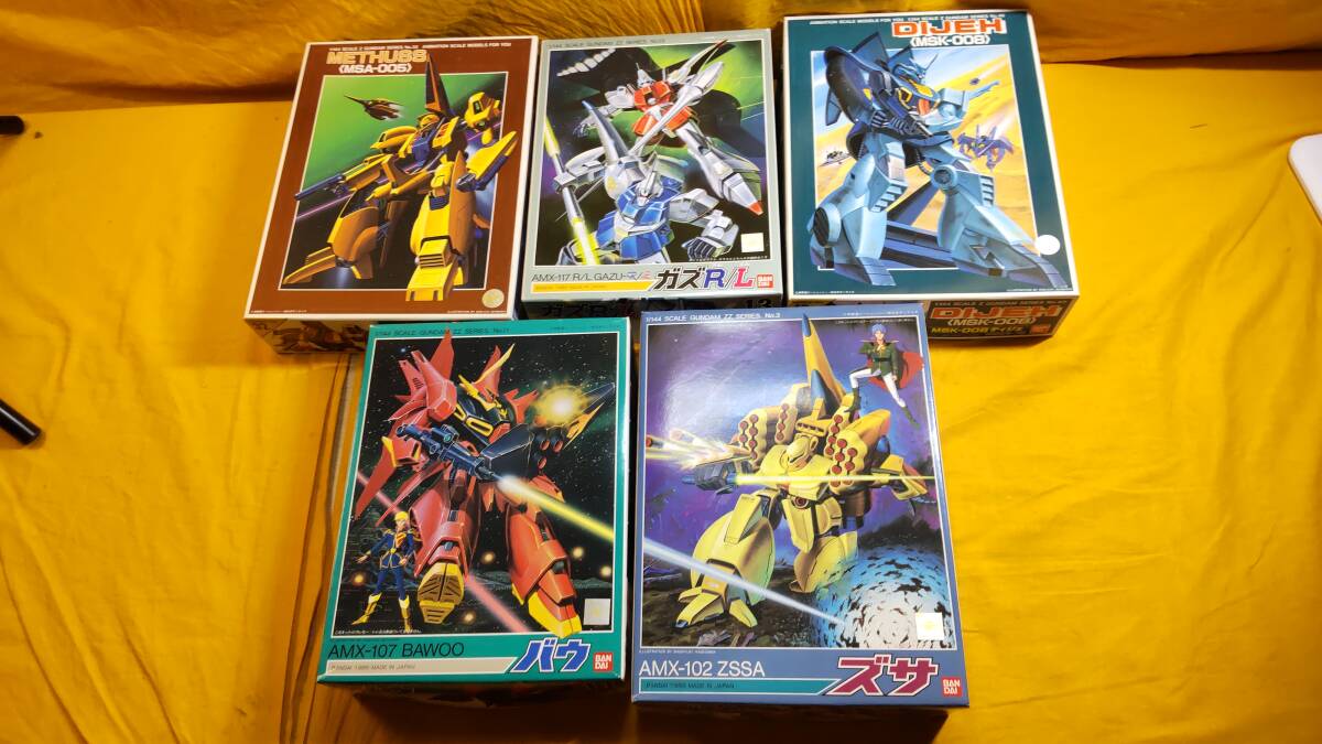 未組立 1/144 機動戦士Zガンダム 5点セット G068】未組立 バンダイ 5点セット 1/144 機動戦士ガンダムZZ