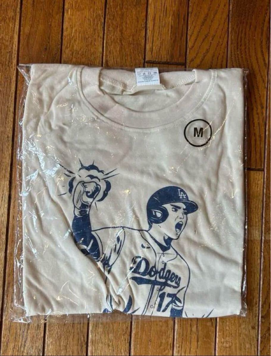 【Mサイズ】大谷翔平 入場者限定 配布Tシャツ 非売品 大谷翔平 来場記念 配布Tシャツ Mサイズ 日本Lサイズ